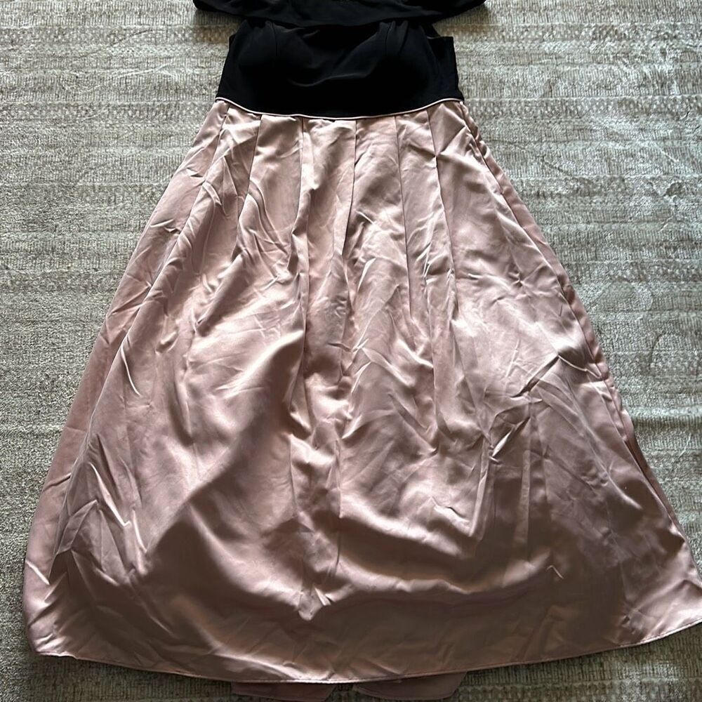 NW woman Size 16W Blush pink and black formal wear dress Gown